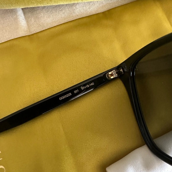 New Gucci over size square sunglasses black - Picture 8 of 8